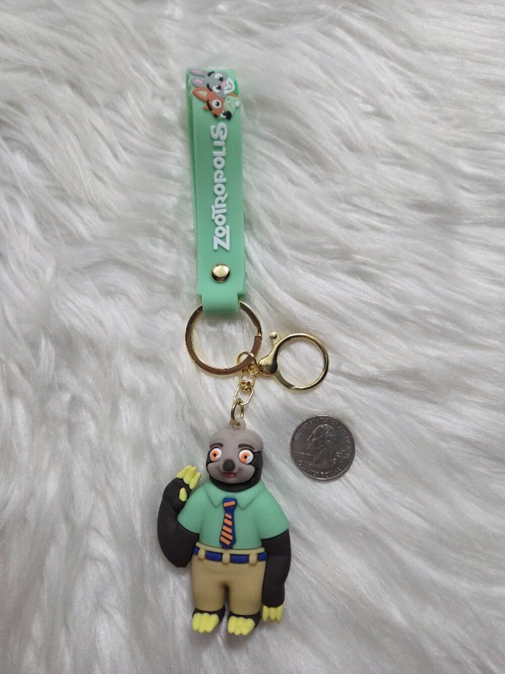 Zootopia Sloth Keychain - Picture 3 of 6